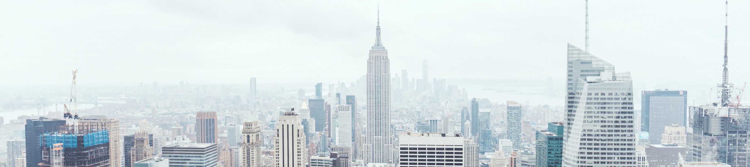 panoramic view of new york city buildings, usa